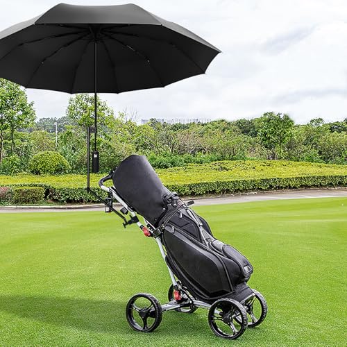XLINGZA UPF 50+ Beach Umbrella with Adjustable Universal Clamp - style: Auto/L