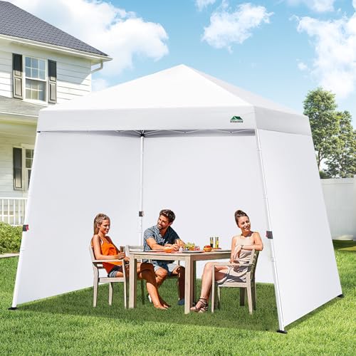 Canopy Sidewalls for 11x11,12x12 Slant Leg Pop Up Tent,3 Pack Sunwalls Only,(Blue) - color: Blue, size: 12X12