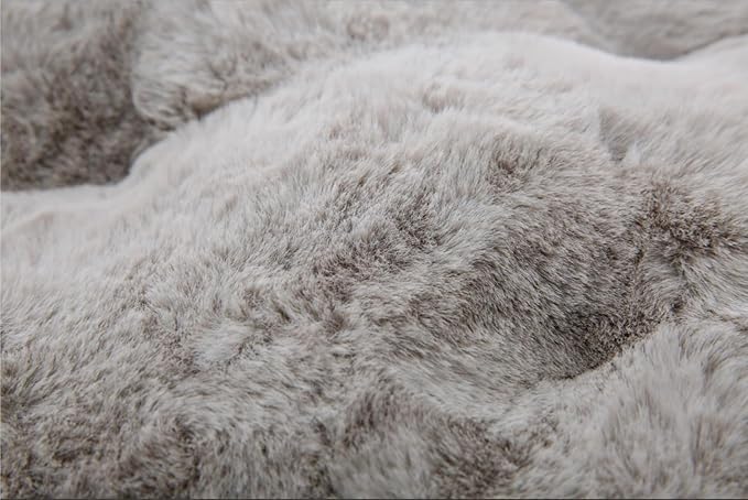 Large Floor Pillow Meditation Cushion Round Floor Cushions for Adults,Luxury Faux Fur Thick Floor Pillows for Sitting Put in Living Room Balcony Outdoor Tatami（Grey） - color: Light Grey