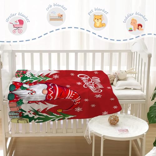 YeeJu Christmas Throw Blanket Kids Small Red Christmas Tree Gnome Blanket for Girl Boy Child Baby Bed Soft Lightweight Fuzzy Plush Fleece Blankets and Throws Xmas Winter Holiday Blanket 40x50 - color: Chrsitmas-14, size: 40"x50"