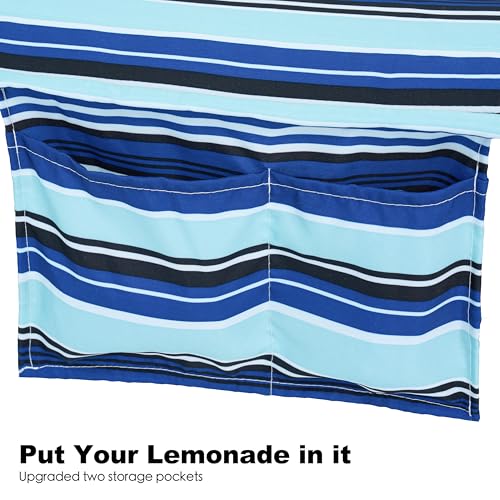 GAFETE Hammock 2 Person Quilted Fabric Hammocks for Outside, Double 12ft Hammocks with Spreader Bar, Large Removable Pillow, Storage Bag, Carabiners, Max 475 lbs Capacity (Catalina Beach) - color: Catalina Beach