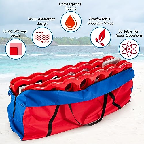 Costzon Giant 4-in-A-Row Game Carrying Bag (Game Not Included), Carry and Storage Bag for Jumbo 4-to-Score Giant Game Set, Easily Transport/Store, Life Size Yard Game Connect Game Storage Case
