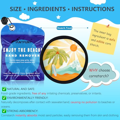 Antfuny Sand Remover for Beach Family Women Dog Trip Essential Accessories Summer Vacation Must Have Travel Accessories Lake Necessities Cruise Ship Stuff Thing Need Gear Gift Supplies Item Towel - color: 1pcs Beach Coco