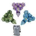 3 Pack 25mm Giant DND Dice Set for Dungeons and Dragons D&D RPG Pathfinder Role Playing Game Blue Green Purple Oversize Polyhedral Dice with Bag - color: Blue Green Purple