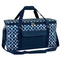 Picnic at Ascot 64 Can Capacity Heavy Duty Collapsible Leakproof Cooler- Designed & Quality Approved in The USA - color: Trellis Blue