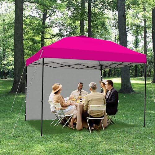 Joramoy Canopy Tent Sidewalls for 10×10 Pop Up Canopy, 3 Pack Instant Canopy Sunwall, Waterproof and UV Protection Canopy Shade Wall, Straight Leg Canopy Sidewalls 3 PCS Only(Pink) - color: Pink, size: 10×10