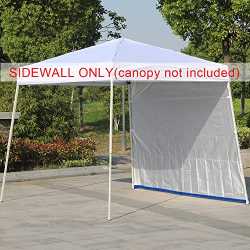 ABCCANOPY Slant Leg Canopy SunWall, 1 Pack Sidewall Only, Blue - color: Blue