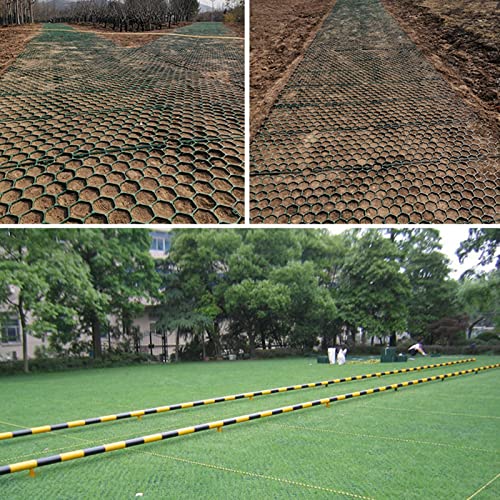 Turf Shed Base Mat & Gravel Grid Combo for Sloped Gardens, Landscaping, & Parking Lots - Durable 7cm Thick (Style 2, 4 Pieces) - color: 7cm-16 Pieces, size: Style 1