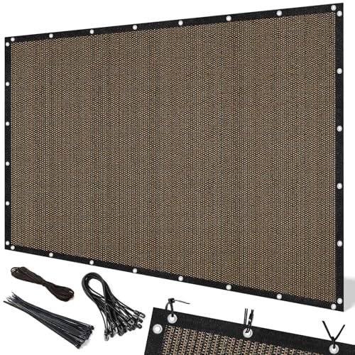 Artpuch 90% Sun Shade Cloth, 3 x 6 FT Pergola Shade Cover Canopy with Grommets, Sun Screen Fabric Tarp for Patio, Outdoor, Garden, Backyard, Mocha - color: Mocha, size: 0 3' X 0 6'