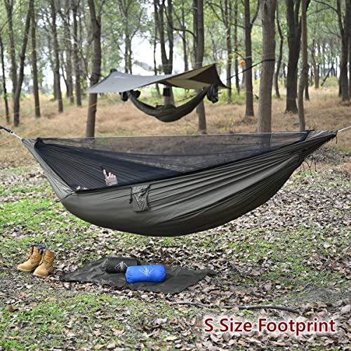 Onewind Compact Footprint, 4000mm Waterproof Rate PU Coating, 55" *39"Ultralight Camping Floor Ground Sheet with Carry Bag for Backpacking, Hiking, Camping, Picnic, Ground - color: Od Green-med, size: 55" X 39"
