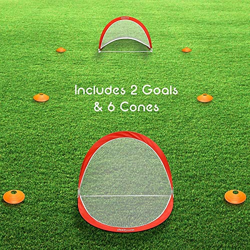 GoSports Portable Soccer Goals - size: 2.5 ft Round