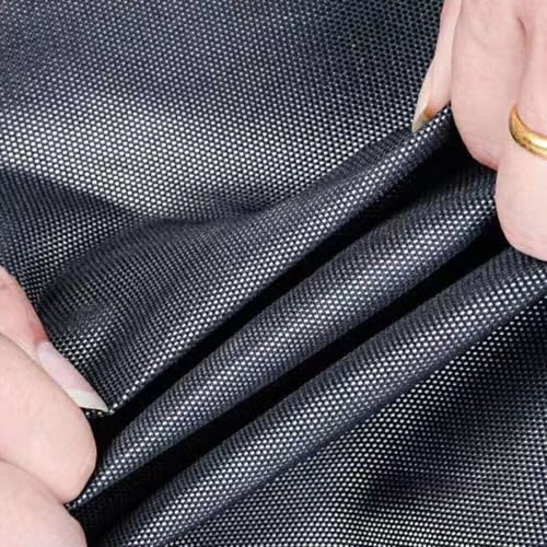 10 x 12ft Tarps Heavy Duty Thick Waterproof, Poly Canopy Black Tent Shelter Cover, 16 Oz Tarpaulin Shade, Rip and Tear Proof, UV Resistant Tarpaulin with Grommets and Reinforced Edges - color: Black, size: 10 x 12ft