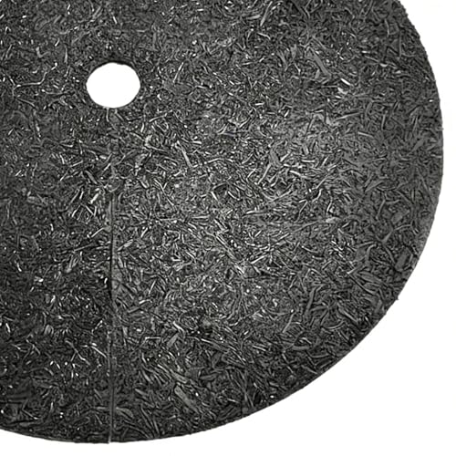 Mulch Rings for Trees,Non-Woven Heavy Duty Reusable Cover - Disc Tree Mat - for Outdoor Plant Gardening Ground Protection Grass Control - color: 36 inches
