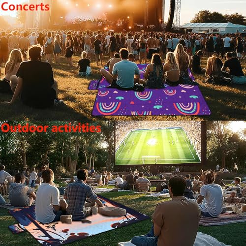 Large Cute Gingham Picnic Blanket Outdoor Waterproof Camping Picnic Mat Foldable Sand Proof Beach Blanket 77"X58" Portable Rug for Picnics Beach Lawn Grass Hiking Concerts Tent Play Mat, Red & White - color: Red & White Plaid