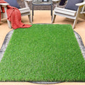 XLX TURF Washable Artificial Grass Rug Indoor Outdoor 3FTX5FT Realistic Low Pile Fake Turf Grass Pad for Dogs Potty Training Patio Balcony - size: 3' x 5' (Rectangular)