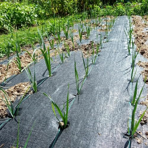Landscape Fabric 4FT X 100FT Heavy Duty Weed Barrier Fabric,Weed Landscape Fabric Barrier, Heavy Duty Geotextile 3.2 OZ Garden Fabric Weed Barrier for Flower Bed, Ground Fabric - size: 4X100 FT