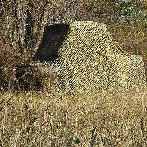 CamoSystems Reinforced Camouflage Netting | 3D Camo Nets, Waterproof & UV Protection, Silent Rip-Stop Fabric - color: Prairie Grass, size: Large, 9'10" x 19'8" L