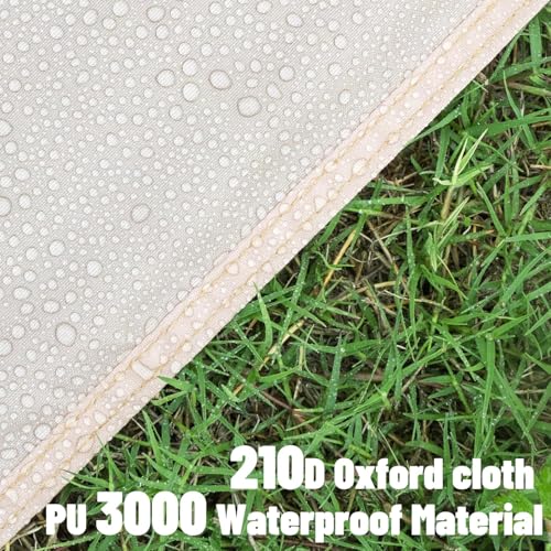 Eulant Waterproof Tent Footprint - 7.54ft X 8.53ft, Ideal for Camping, Hiking, Picnic & Backpacking - size: Rectangular(82.6*94.4'')