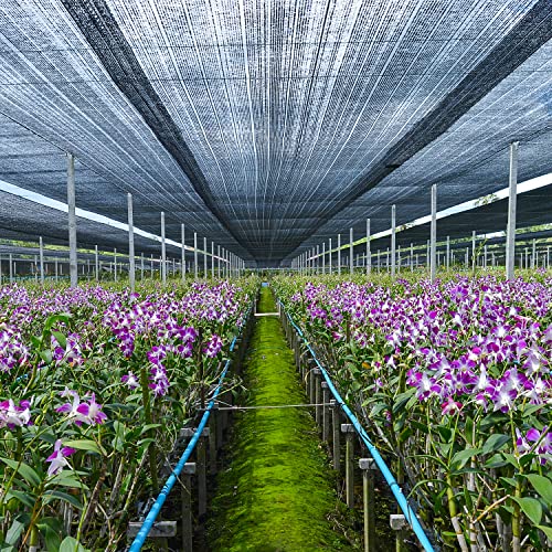 Keten 70% Garden Shade Cloth, 12x6FT HDPE Mesh Tarp with Upgraded Grommets, UV-Resistant Outdoor Sun Shades for Greenhouse, Garden, Patio Plants, Pergola - color: 70%, size: 12x6ft