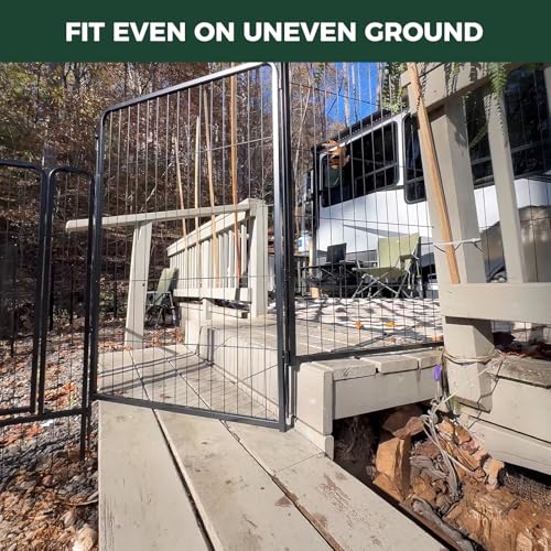 FXW Instant Unleashed Dog Playpen, Portable Pet Fence for Outdoor, RV Trips, and Camping, 24inch, 16 Panels for Puppy and Small Dogs│Patented - size: 24"H