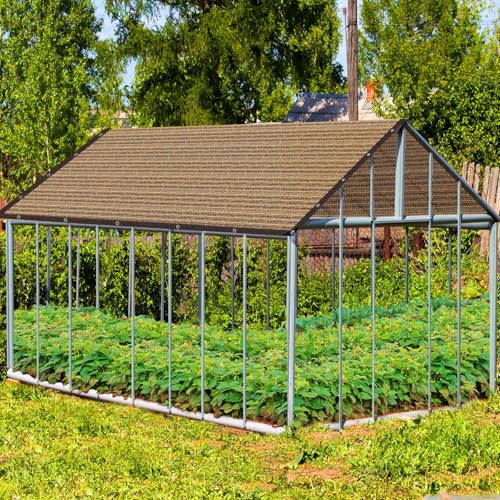 80% Shade Cloth -3x10FT Sunblock Net with Grommet,Lightweight and Durable UV Protection,Shade Cloth for Garden Patio Pergola Balcony Plants Greenhouse Dog Kennel Chicken Coop Outdoor - size: 3×10ft