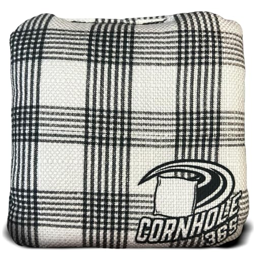 Cornhole365 Themed Cornhole Bag - All-Weather, Heavy-Duty & Durable Polyester Fabric, Resin Filling, Double-Stitched Duck Cloth - Professional Cornhole Bean Bags for Indoor & Outdoor Use - Set of 8 - color: Plaid