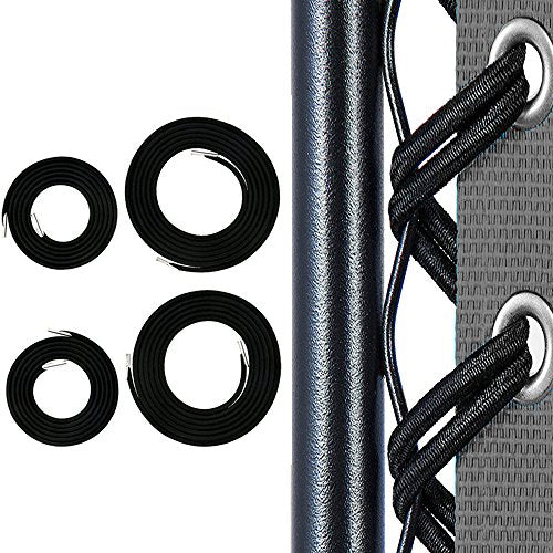 Replacement Cord for Zero Gravity Chair, 4 Pack Universal Replacement Elastic Cords Repair Tool Kit for Sun Lounger, Garden Chairs, Outdoor Recliners, Anti Gravity Chair, Bungee Chairs