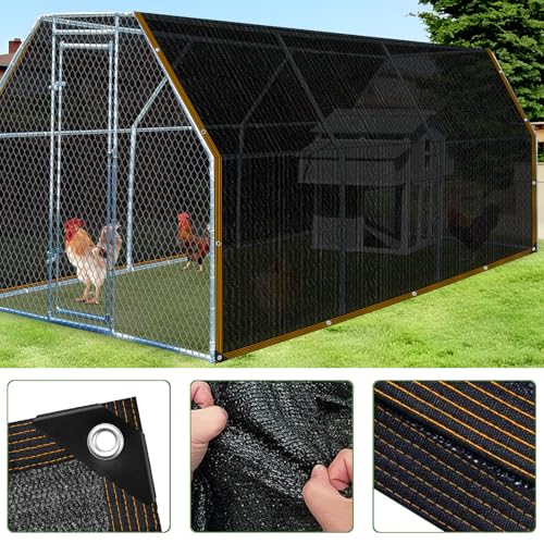 Shade Cloth - for Garden 90% Plant Shades Mesh Tarp with Grommets Outdoor Sun Shades Netting for Chicken Coop Greenhouse Vegetables Pergola Patio Cover - size: 3×16FT