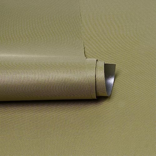 4Yard (60"×144") Marine Waterproof Fabric - Outdoor UV-Resistant Lightweight Durable Ripstop Material, UPF50+ Sun-Protection Blackout for Tarp Tent Camping Canopy, Khaki - color: Khaki, size: 4Yard