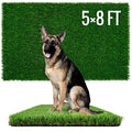 Sunturf Dog Pee Grass, Artificial Grass for Dogs, Fake Grass for Dogs Potty Training, Extra Large Dog Pads 5x8ft , Housebreaking Supplies, Indoor Outdoor Turf Grass, Washable Reusable - size: 5x8 FT