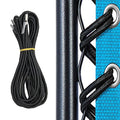 Replacement Cord for Zero Gravity Chair, 4 Pack Universal Replacement Elastic Cords Repair Tool Kit for Sun Lounger, Garden Chairs, Outdoor Recliners, Anti Gravity Chair, Bungee Chairs