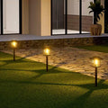 Albelt Solar Pathyway Lights Outdoor, 2 Pack Waterproof Solar Garden Lights with Auto On/Off, Landscape Lighting for Garden, Yard, Pathway, Patio, Driveway Decor - size: 2 Pack