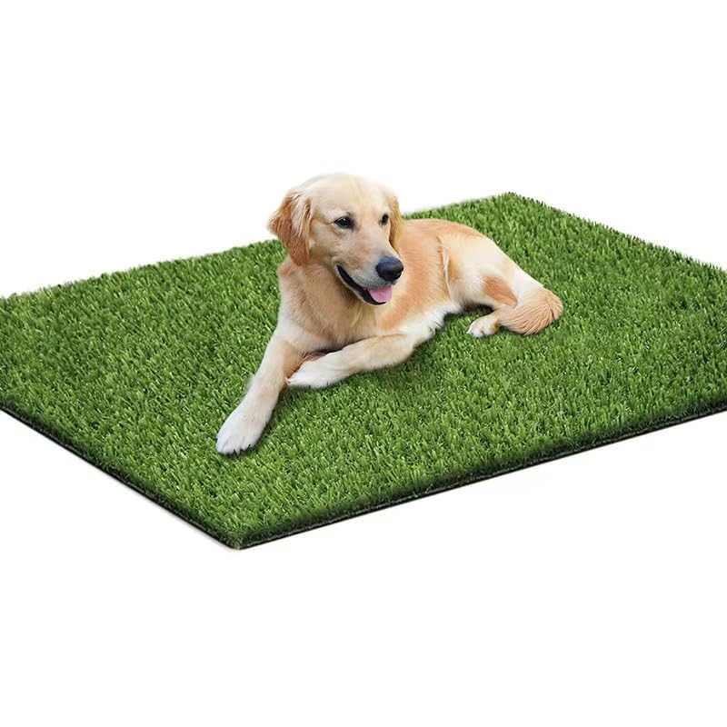 28" x 35" Large Grass Pad for Dogs Potty, Artificial Grass, Soft Fresh Dog Potty Training Rug, Dog Pee Pad, Pet Feeding Mat, Waterproof, Easy-Clean Rubber Backing Indoor/Outdoor