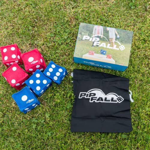 | Cornhole DICE Game | Family Lawn, Backyard, & Tailgate Game | Full Game Set Includes 6 Dice | Designed to Play on Cornhole Boards | Game for Outdoors, Indoors, Beach, Backyard, Park|