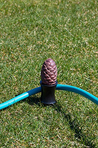 CLEVER GARDEN Heavy Duty Decorative Hose Guide - Pinecone, 1 Pack