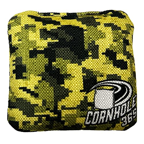 Cornhole365 Themed Cornhole Bag - All-Weather, Heavy-Duty & Durable Polyester Fabric, Resin Filling, Double-Stitched Duck Cloth - Professional Cornhole Bean Bags for Indoor & Outdoor Use - Set of 8 - color: Digital Camo