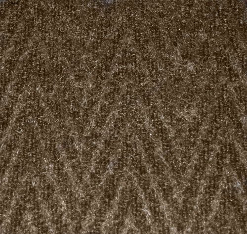 Guardian Golden Series Chevron Indoor Wiper Floor Mat, Vinyl/Polypropylene, 3'x10', Chocolate - color: Chocolate, size: 3' x 10' (Rectangular)