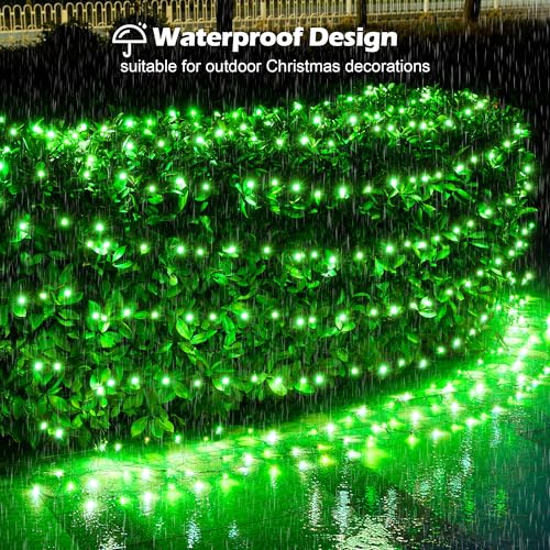 BlcTec Outdoor Christmas Lights 360 LED 9.8ft x 6.6ft Christmas Net Lights with 8 Modes, UL Certified, Timer, Connectable, Waterproof for Trees, Bushes, Shrub, Yard Outdoor Xmas Decorations, Green - color: Green, size: 360LED