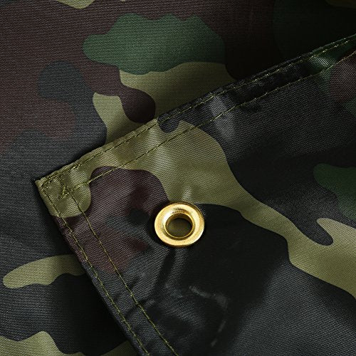 Camping Tarp, Waterproof Lightweight Portable 2x1.5m Emergency Shelter for Hiking Survival Backpacking Outdoor Activities