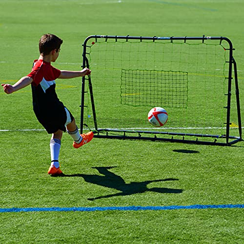 Franklin Sports Soccer Rebounder - Tournament Steel Rebounding Net - Perfect for Backyard Practice and Training - 12' x 6' & 6' x 4' - style: 6' x 4' - Black