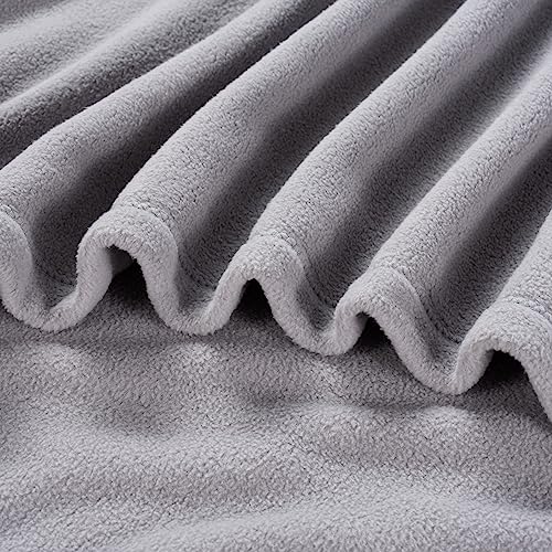 Berkshire Blanket Microfleece King Size Bed Blanket Chateau Gray,Lightweight Soft Breathable Plush Micro Fleece Blanket for Bed Couch Sofa,90x108 Inches - color: Chateau Gray, size: King/Cal King