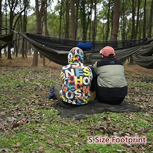 Onewind Compact Footprint, 4000mm Waterproof Rate PU Coating, 55" *39"Ultralight Camping Floor Ground Sheet with Carry Bag for Backpacking, Hiking, Camping, Picnic, Ground - color: Od Green-med, size: 55" X 39"