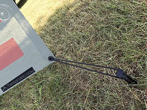 Tentproinc RV Awning Sun Shade Screen 7' X 11' 3'' (American Flag) Gray Mesh Sunshade Camper Trailer Awning Shade Screen UV Blocker Completed Kits - color: Flag-Gray, size: 7' x 11'3'' -Actual Measurement