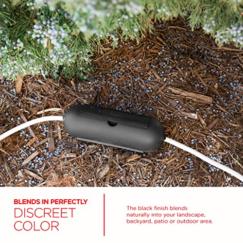 UltraPro Outdoor Extension Cord Safety Cover, Weather Resistant, Protect Outdoor Outlet, Christmas Holiday Decoration Light, 65559 | Black - color: Black, size: 1 Pack
