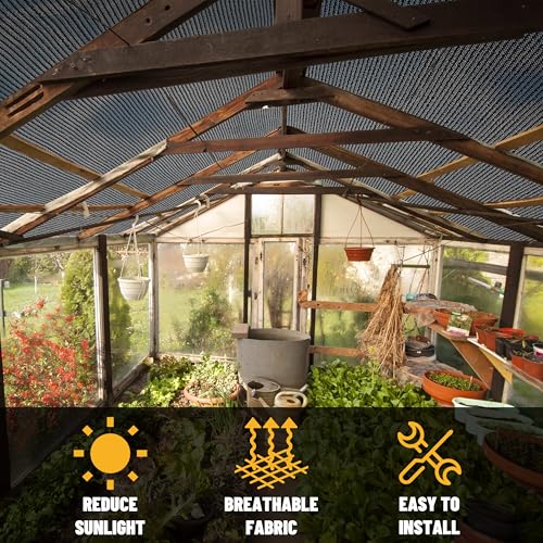 Amgo 4' x 10' Black Shade Cloth with Grommets - 90% Sunblock, Durable Mesh Fabric Tarp for Dog Kennel Cover, Greenhouse, Fence Privacy Screen, Chicken Coop & Pet Playpen (We Make Custom Size) - color: Black, size: 0 4' x 1 0'