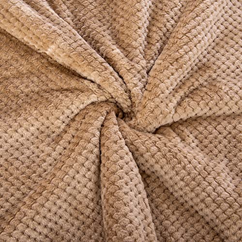 DG-Mocha Fuzzy Dog, Cat & Pet Blanket - Warm & Soft Plush Fleece Receiving Blanket for Dog Bed, Cat Bed, Couch, Sofa, Travel & Outdoor, Camping (24" x 32") - color: Dg-mocha, size: Blanket (24" x 32")