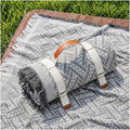 2 in 1 Extra Large Boho Beach Blanket Towel Picnic Camp Mat Family Beach Trip Essentials Summer Vacation Must Have Travel Accessories Lake Day Necessities Stuff Thing Need Gear Gift Item Gadget 2026 - color: Grey, size: 70''*70''