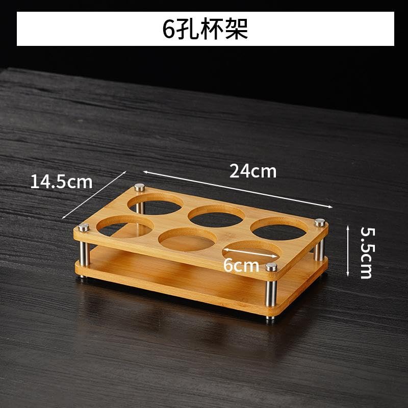Glass Holder, Wine Drinks Cup Storage Carrier, Drink Cup Storage Holder, Glasses Organizer, S 6 Hole - color: S 6 Hole