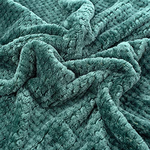 Fuzzy Blanket or Fluffy Blanket for Baby Girl or boy, Soft Warm Cozy Coral Fleece Toddler, Infant or Newborn Receiving Blanket for Crib, Stroller, Travel, Outdoor (24" x 32", DG-Black Green) - color: Dg-black Green, size: Blanket (24" x 32")