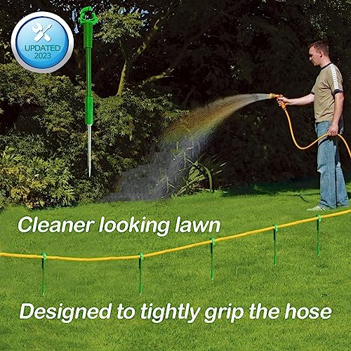 6PC 5/8”Hose Guides for Garden Decorative，Water Hoder to Keep Hose off Grass，Outdoor Post Garden Support Water Sprinkler Stand Butler Gardening Supplies for Garden Lawn Yard (Set B) - style: Set B